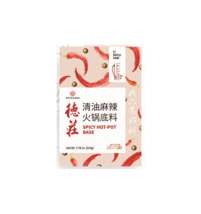 DEZHUANG SPICY HOT POT BASE 12c 220G