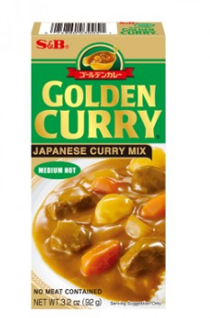 S &B Golden Curry Medium Hot  92 g