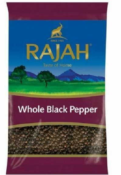 Rajah Whole Black Pepper 100g