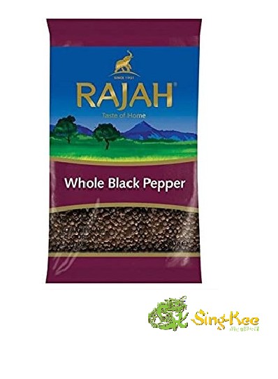 Rajah Whole Black Pepper 100g