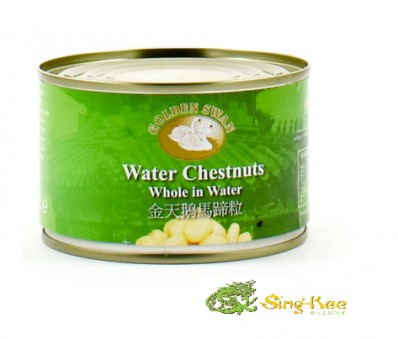 Golden Swan Water Chestnut Whole In Water 227g