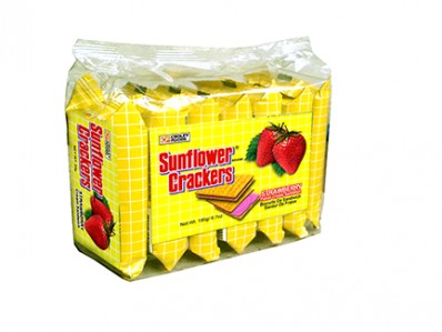 Sunflower Crackers Butter Taste Sandwhich 189g