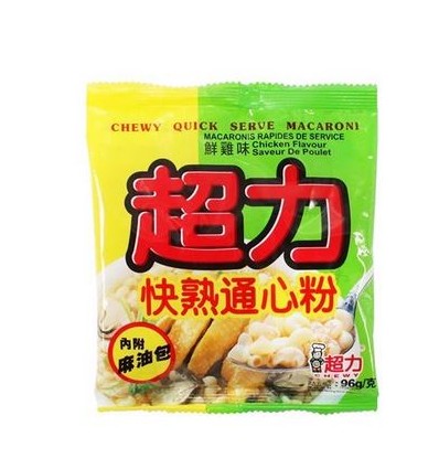 耐嚼的速食通心粉鸡肉味96克