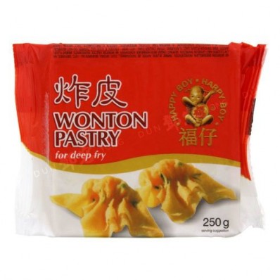 Happy Boy Wonton Pastry (deep fry) 250g