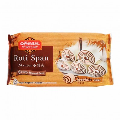 Oriental Fortune Roti Span Mantou (Chocolate) 360g