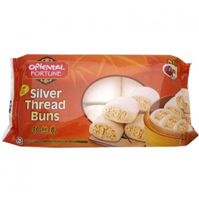 Oriental Fortune Silver Thread Buns (plain) 360g