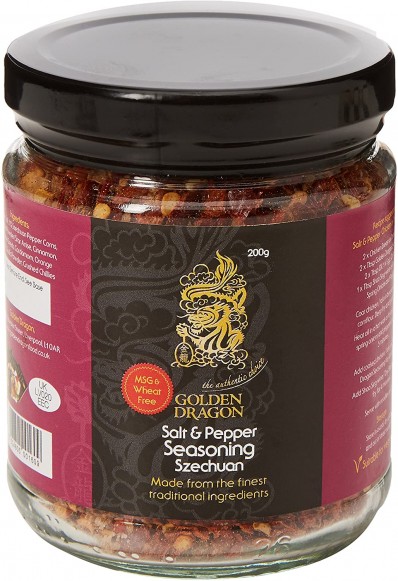 Golden Dragon Salt and Pepper Seasoning, Sezchuan, 200g