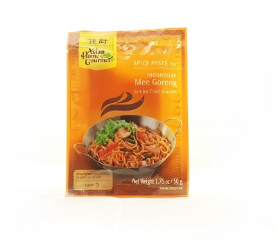 ASIAN HOME GOURMET Spice Paste for Indonesian Mee Goreng Sambal Fried Noodles 50g