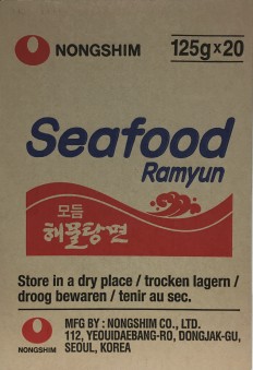 NONGSHIM Seafood Ramyun 125gx20