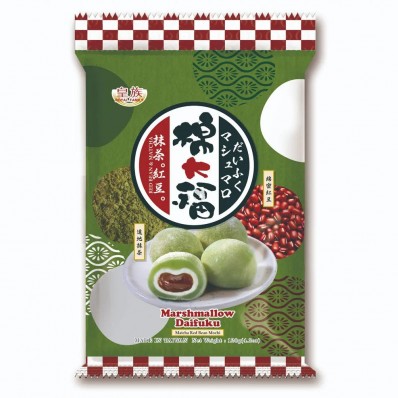 Royal Family Marshmallows DaiFuku (Mochi) Matcha & Redbean 120g