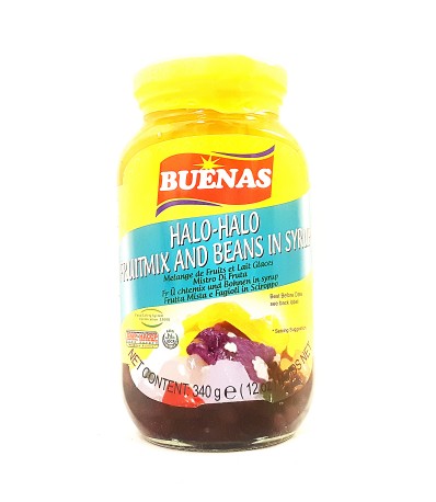 BUENAS Halo-Halo Fruitmix and Beans in Syrup 340g