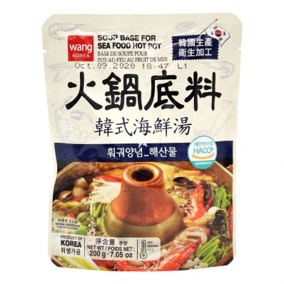 Wang 火鍋底料 韓式海鮮湯 200g