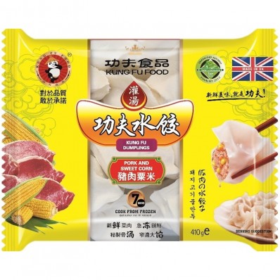 Kung Fu Dumplings - Pork & Sweet Corn 400g