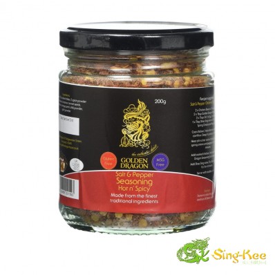 Golden Dragon Salt & Pepper Seasoning Hot & Spicy 200g