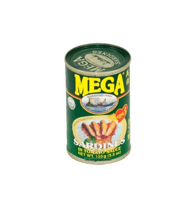 Mega Sardine Tomato 155g