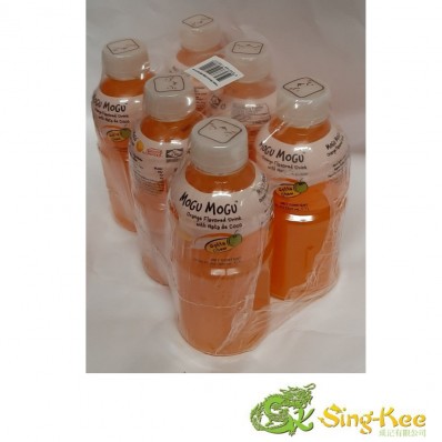 PACK OF 6X MOGU MOGU ORANGE 320ML