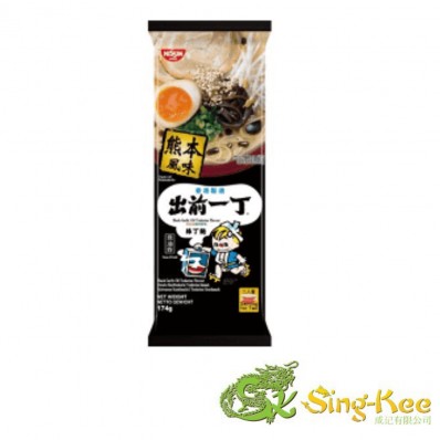 NISSIN BLACK GARLIC OIL FLAVOUR BAR NOODLE 174G