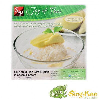 S&P Glutinous Rice with Durian in Coconut Cream 200g (Frozen)