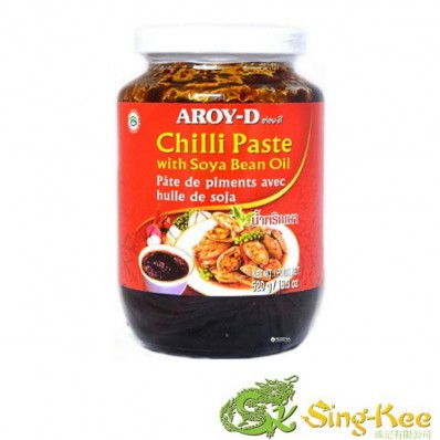 Aroy-D Chilli Paste with Soya Bean Oil 520g