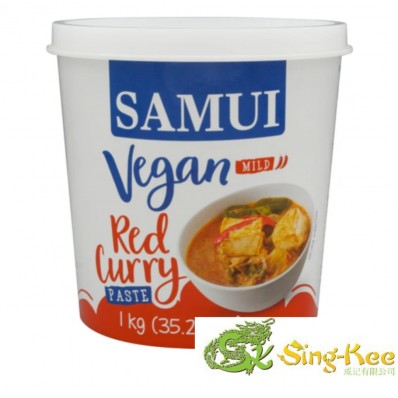 SAMUI VEGAN RED CURRY PASTE 1KG