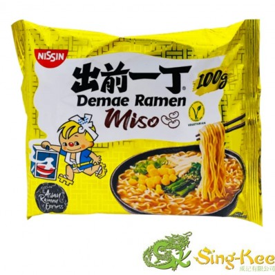 Nissin Demae Ramen Miso Flavour 100g