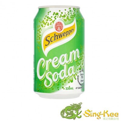 SCHWEPPES CREAM SODA 330ML