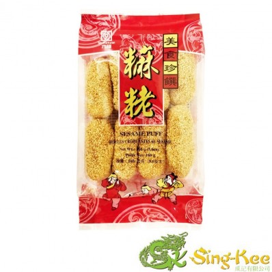 Six Fortune White Sesame Puff 160g