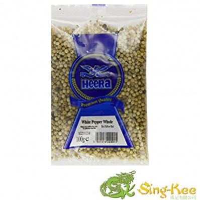 Heera White Pepper Whole 100g