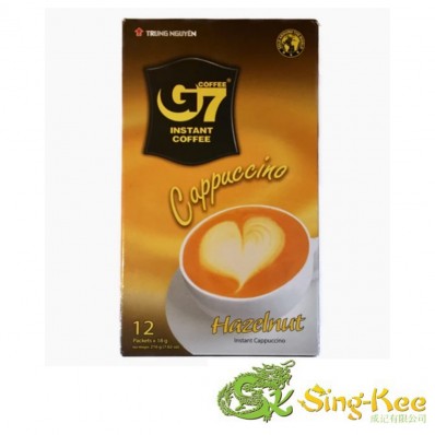 G7 Instant Coffee Cappuccino Hazelnut 12 X 18g Packets