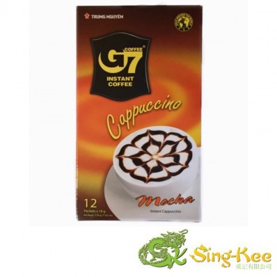 G7 Instant Coffee Cappuccino Mocha 12 X 18g Packets