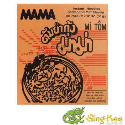 Mama Shrimp Tom Yum Instant Noodles 60g x 30