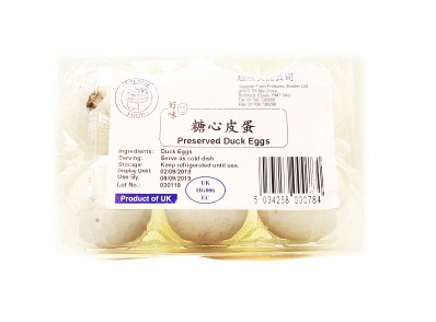 SUPERIOR FOOD Preserved Duck Eggs - 6 pieces