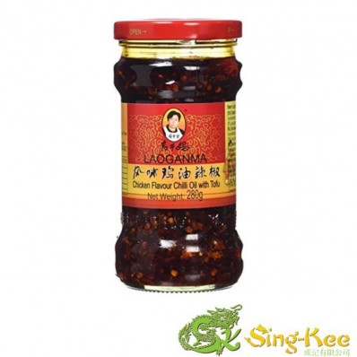 Laoganma Chicken Flavour Chilli Oil With Tofu 280g