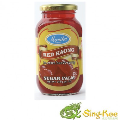 Monika Preserves Palm Fruit (Kaong) Red 340g