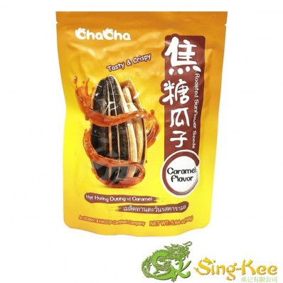 Cha Cha Roasted Sunflower Seeds Caramel Flavor 160g