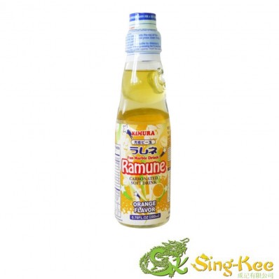 Kimura Ganso Ramune - Orange Flavour 200ml