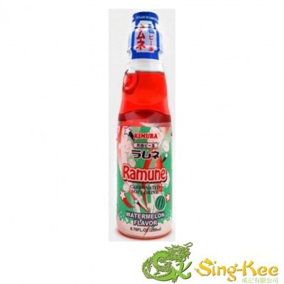 Kimura Ganso Ramune - Watermelon Flavour 200ml