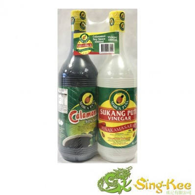 MARCA PINA VALUE PACK (CALAMANSI SOY SAUCE 1000ml AND VINEGAR 1000ml)