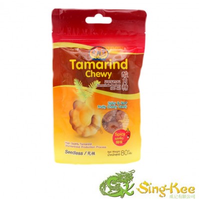 Double Seahorse Tamarind Chewy Candy (Spicy & Sour) 80g