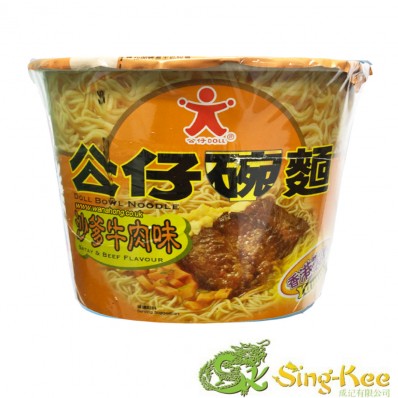 Doll Bowl Noodles Satay & Beef 120G