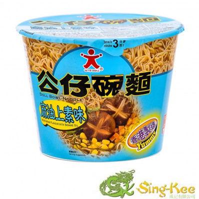 Doll Bowl Noodle - Vegetarian Flavour With Sesame Oil 107g