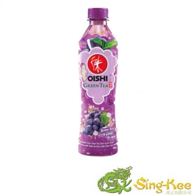 Oishi Green Tea Kyoho Grape Flavour with Nata De Coco 380ml