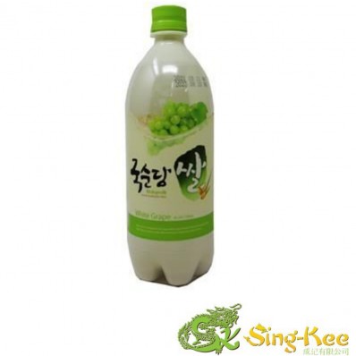 Kooksoondang Rice Makgeolli - White Grape (3% ALC) 750ml