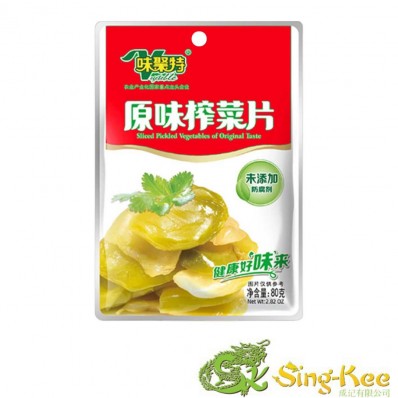 WJT Sliced Pickled Vegetable of Original Taste 80g