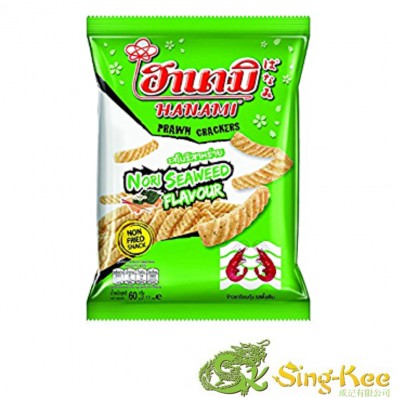 Hanami Prawn Crackers Nori Seaweed Flavour 60g