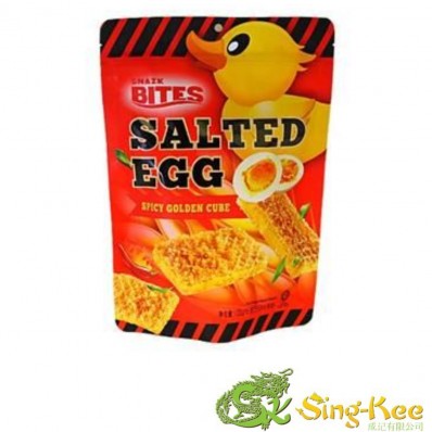 Snazk Bites Salted Egg Spicy Golden Cube 100g