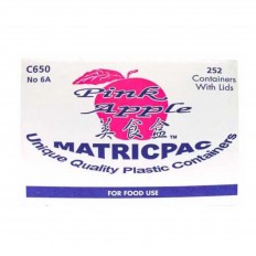 Pink Apple - C650 Unique Quality Plastic Containers With Lids