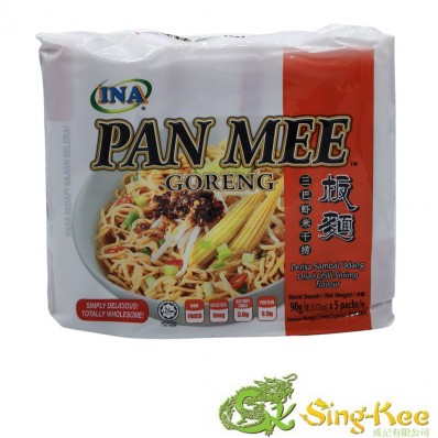 Ina Pan Mee Goreng Dried Chilli Shrimp Instant Noodle 90g x 5