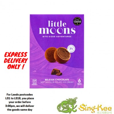 Little Moons Belgian Chocolate Mochi Ice Cream 6 x 32g