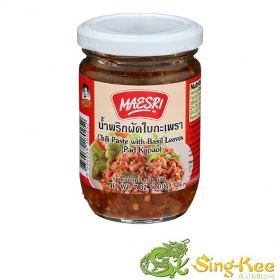 Maesri Chilli Paste & Holy Basil (Pad Ka Prao) 200g